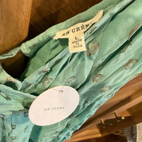 Sleeveless Tiered Maxi Dress in Mint Green - Picture 3 of 5